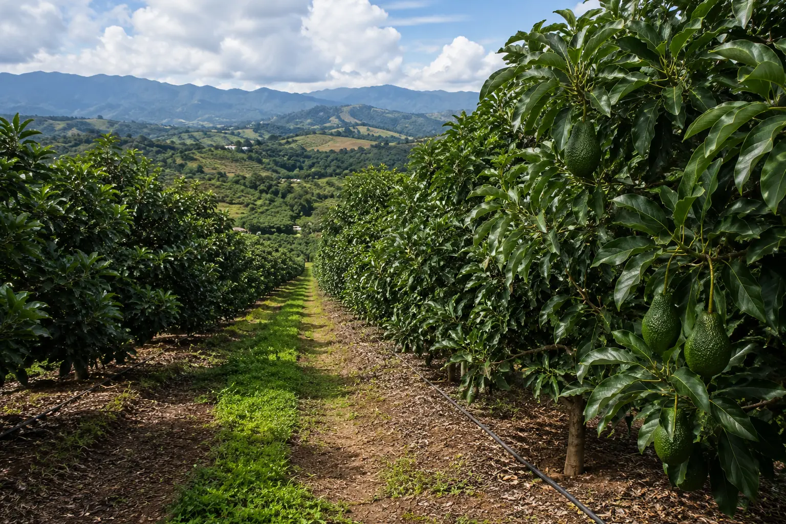 Avocado orchard in South Africa