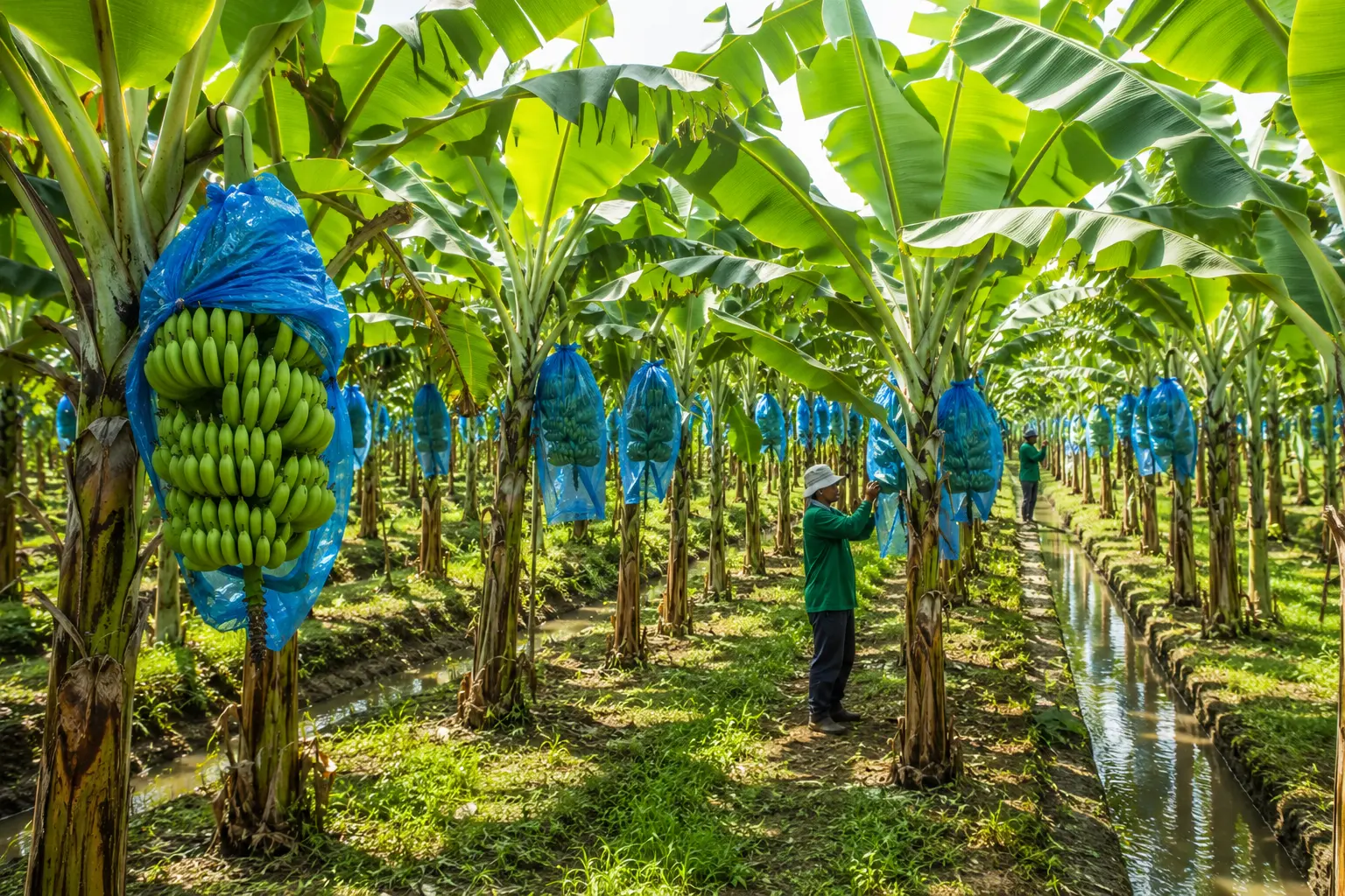 Banana plantation in South Africa