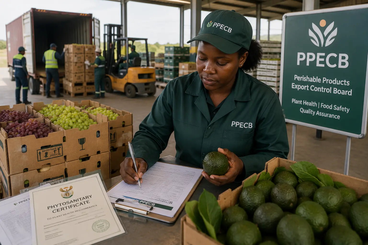 PPECB inspection export certification South Africa