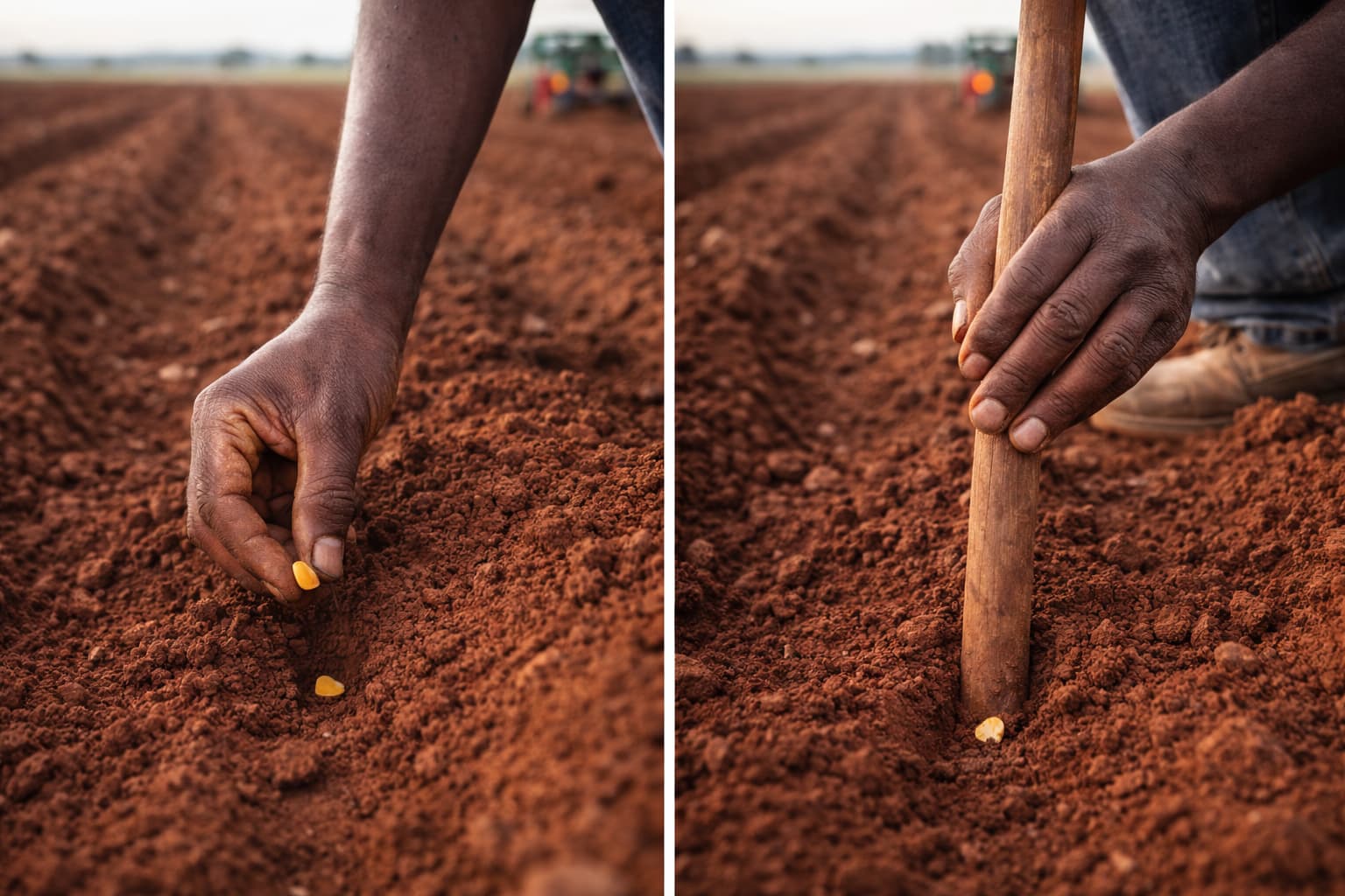 Maize planting in South Africa