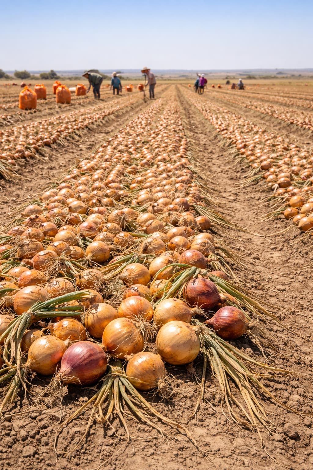 Onion harvest South Africa